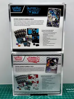 Pokemon Center Black Bolt & White Flare ETB’S With Acrylic Cases : Sealed ?? - Image 4