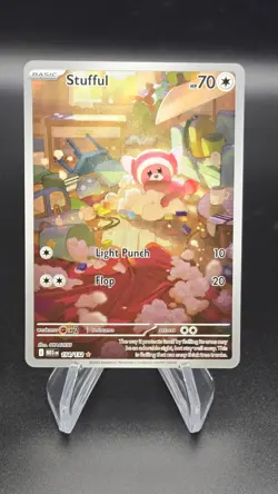 Stufful Full Art IR 154/132 Me01: Mega Evolution Holo POKEMON NEAR MINT - Image 1