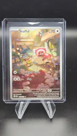 Stufful Full Art IR 154/132 Me01: Mega Evolution Holo POKEMON NEAR MINT - Image 3