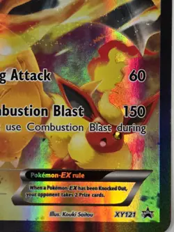 Pokemon TCG Charizard EX XY121 BLACK STAR PROMO Holo - Image 5