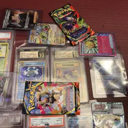 Used Pokemon Lot Z As Seen Graded And Ungraded Lot- As Seen- Dents And Tears - Image 5