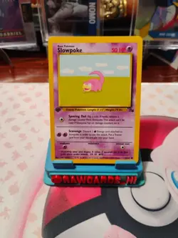 Slowpoke Fossil Pokemon TCG 1st First Edition Common Card #55/62 - Image 1