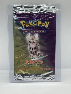 Neo Destiny Booster Pack (EMPTY) - Noctowl - Pokemon TCG - Image 1