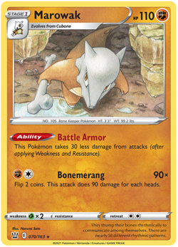 Marowak (070/163) [Sword & Shield: Battle Styles] - Image 1