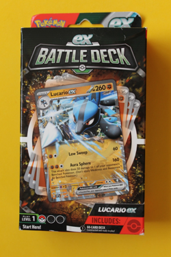 POKEMON EX BATTLE DECK LUCARIO SEALED BOX - Image 1