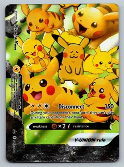 Pikachu V-Union SWSH141 Pokemon SWSH Promo LP - Image 1