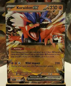 Koraidon ex 125/198 Prize Pack Series Pokemon Play! Mint Condition - Image 1
