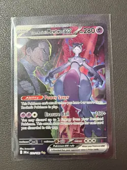 Pokemon TCG Destined Rivals Team Rockets Mewtwo 231/182 - Image 1