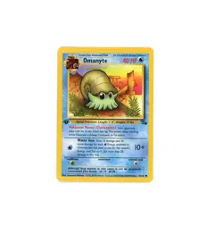 1999 Pokemon ORIGINAL 1ST EDITION OMANYTE 52/62?FOSSIL! SEE PLAY!! - Image 1