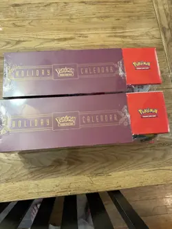 2 Pokemon TCG 2025 Holiday Advent Calendar Bundle Costco Exclusive Sealed - Image 2