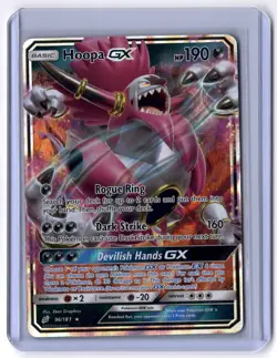 Hoopa GX 96/181 Ultra Rare Holo NM Pokemon SM - Team Up - Image 1