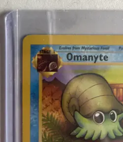 Pokemon TCG 1st Edition Fossil Set Omanyte 52/62 LP - Image 3