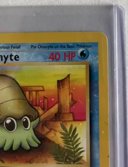 Pokemon TCG 1st Edition Fossil Set Omanyte 52/62 LP - Image 5