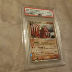 PSA 10 GEM MINT Groudon ex #028 Pokemon 2005 Japanese Play Starter Kit Promo - Image 1