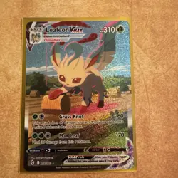 Leafeon VMAX 205/203 Alternate Art Secret Rare NM Pokemon TCG Evolving Skies - Image 2
