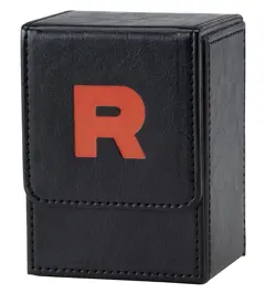 Japan Pokemon Center Exclusive Team Rocket Leather Deck Case + Medium Case - Image 2