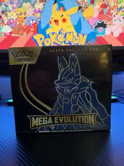 Pokemon TCG Mega Evolution Lucario ETB Factory Sealed - Brand New Fast Shipping! - Image 1