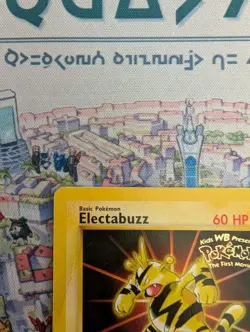 Electabuzz #2 The First Movie Black Star Promo MP Vintage WOTC - Pokemon TCG - Image 3