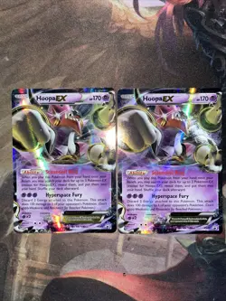 Pokemon/ Hoopa Ex XY71 Promo X 2 / Nm & Never Played - Image 1