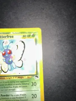 Butterfree 9/18 Pokemon TCG 2001 Southern Islands Promo - Image 3