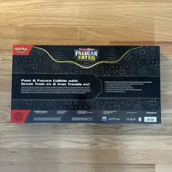 Pokemon TCG PALDEAN FATES Great Tusk Iron Treads Ex Premium Collection ? NEW - Image 2