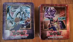 Yu-Gi-Oh 2002 Collector’s Tins Kaiba & Yugi Sets New Factory Sealed C1996 Konami - Image 1