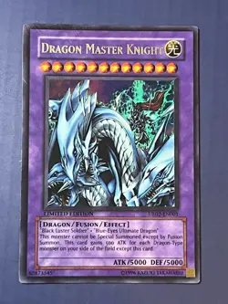 Yugioh Dragon Master Knight UE02-EN001 Ultra Rare Limited MP - Image 1