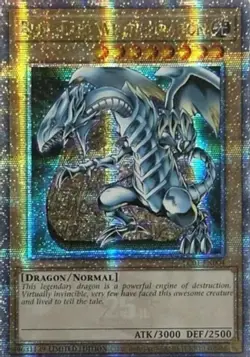 Yugioh! LP Blue-Eyes White Dragon - LC01-EN004 - Quarter Century Secret Rare - L - Image 1