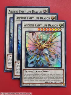 Yugioh Ancient Fairy Life Dragon Deck Core 33 cards ALIN World of Spirits Luna - Image 2