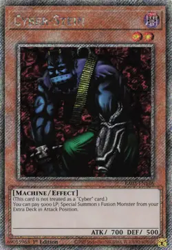 Yugioh Cyber-Stein RA03-EN146 - Platinum Secret Rare - Image 1