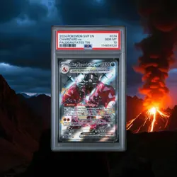 Pokemon Paldean Fate Black Star Promo CHARIZARD EX #74 Holo PSA 10 Graded Card - Image 1