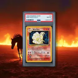 1999 Pokemon Base Set Ninetales #12 Holo PSA 8 Graded Card - Image 1