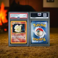 1999 Pokemon Base Set Ninetales #12 Holo PSA 8 Graded Card - Image 2