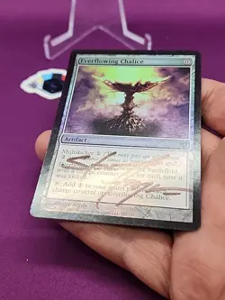 MTG Foil Everflowing Chalice Signed Steve Argyle Worldwake Black Sig *CCGHouse* - Image 3