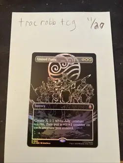 United Front (Borderless Foil) TLA 331 - Magic the Gathering Single Card New Set - Image 1