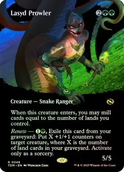 Lasyd Prowler - Borderless FOIL - MtG Tarkir Dragonstorm - NM - Image 1