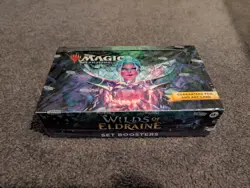 Magic The Gathering MTG Wilds of Eldraine Set Booster Box 30 Packs Factory Seal 195166231808 - Image 1