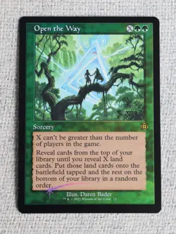 Open the Way - Foil - Showcase NM, English MTG March of the Machine: The Afterma - Image 1