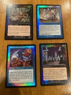 Foil Magic The Gathering Card Old Border Vintage Lot X4 LP - Image 1