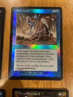 Foil Magic The Gathering Card Old Border Vintage Lot X4 LP - Image 4