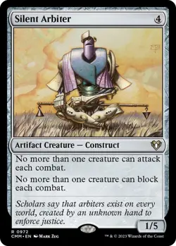 Silent Arbiter - NM - Commander Masters - 0972 - English MTG - Image 1