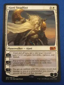 Ajani Steadfast Core Set 2015 M15 - NM - Image 1