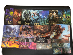 Magic the Gathering 100 Art Card Lot - 20+ Gold Sigs - Image 1