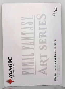 Tifa, Martial Artist Art Card - Art Series: FINAL FANTASY (ASFIN) - Image 2