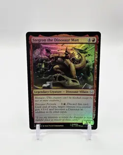 Stegron The Dinosaur Man Common Foil Magic The Gathering Marvel's Spider-Man 95 - Image 1