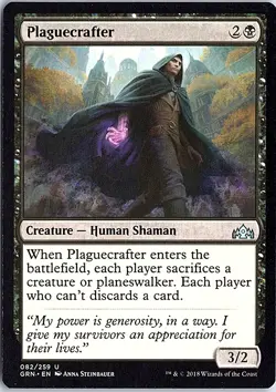 Plaguecrafter U Guilds of Ravnica 82 LP Magic - Image 1