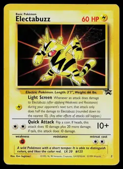 Pokemon WoTC Promo 2 Electabuzz (Movie Promo) Stamped WOTC - Image 1