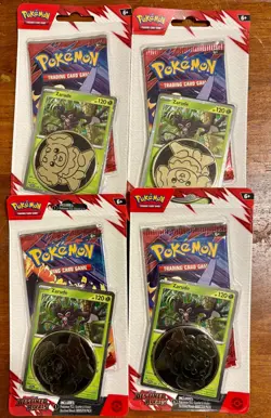 Pokemon TCG (4x) Destined Rivals Single Pack Blisters - Zarude (Factory SEALED) - Image 1