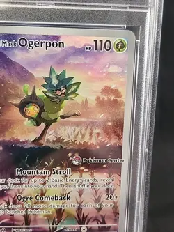 2024 POKEMON TWM POKEMON CENTER ETB PROMO SVP #123 TEAL MASK OGERPON PSA 10 - Image 4