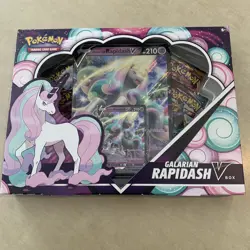 Pokemon TCG - Galarian Rapidash V Box - Factory Sealed Sword & Shield New ?? 820650808739 - Image 1